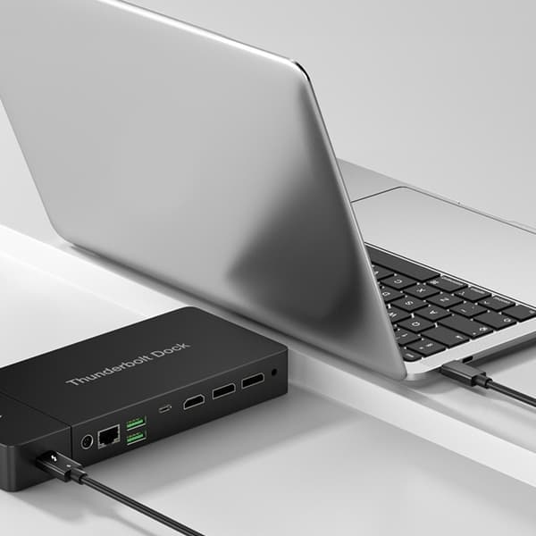 Thunderbolt5 Datakabel 120Gbps Snabb Dataöverföring Stöder 8K 60Hz Dubbelskärm 1m