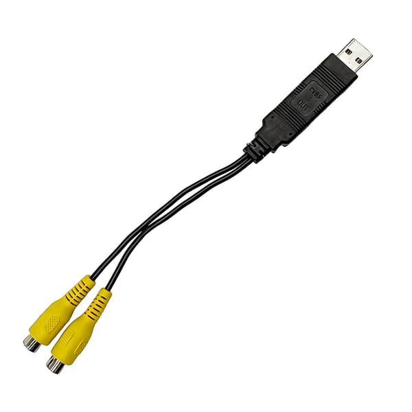 USB til CVBS video output enhed til tilslutning af bilradio nakkestøttemonitor