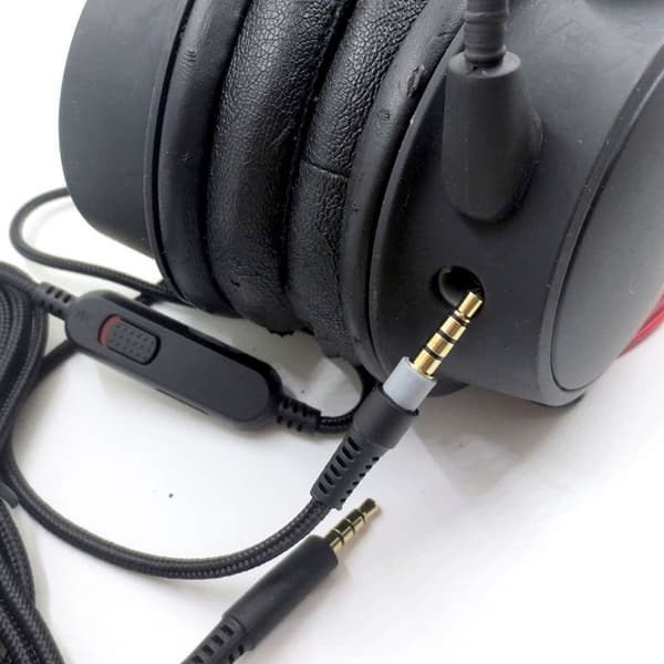 Hovedtelefonkabel med mute til både hovedtelefon og mikrofon til Cloud Mix og Alpha Headset