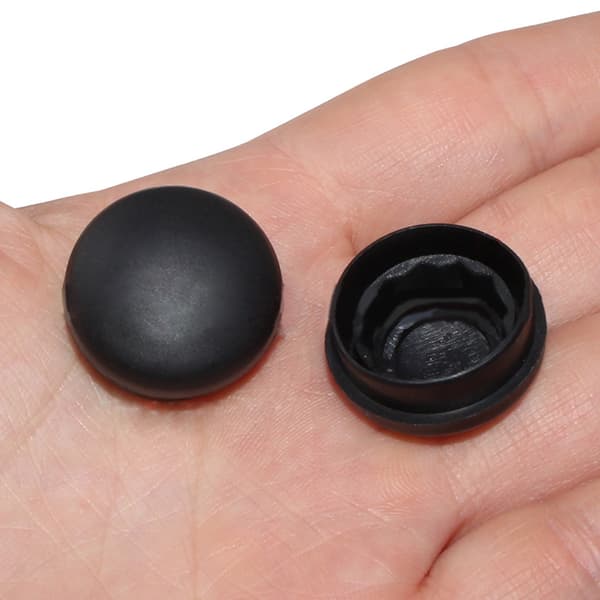 2 stk. sorte viskerarmboltdæksler til B5 B6 B7 Golf MK4 MK5 MK6 MK7