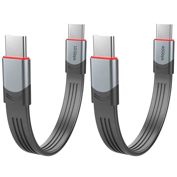 Til 3 kabel 60W 40Gbps til 3 certificeret USB C kabel til MacBook med Emark chip 150MM - B