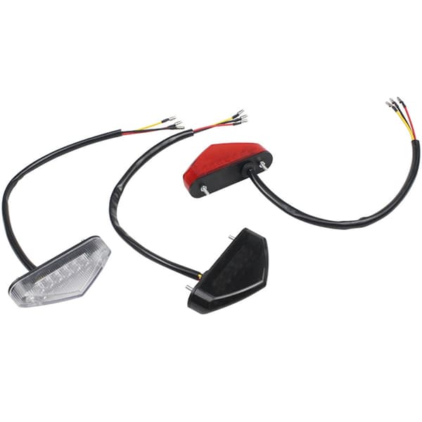 Tilpasselig Motorcykel Blinklys Flere Farvemuligheder ABS-hus 12V System Red