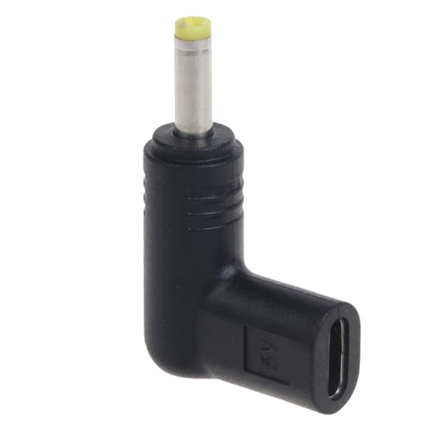 Type-C hun til 4.0x1.7mm DC 5V han jack adapter konverter til computerstrøm