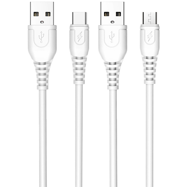 USB til Type C/USB 5Pin Datakabel, 2A Hurtig Opladningskabelledning 100cm Micro USB 2A