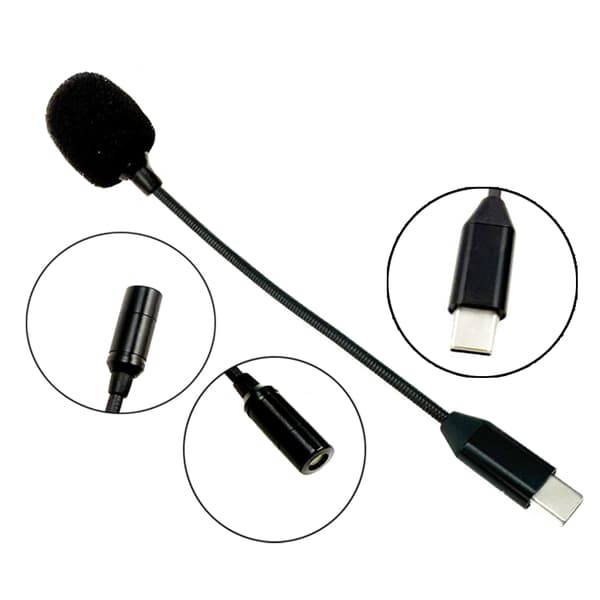 USB C Computermikrofon Desktop Omnidirektionel Kondensatormikrofon Erstatning Not supported for ex