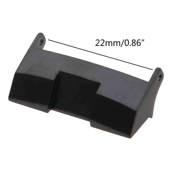 Metaladapter til GT Cyber urremme, udskiftning af rustfrit stålforbindelse 22 mm Black