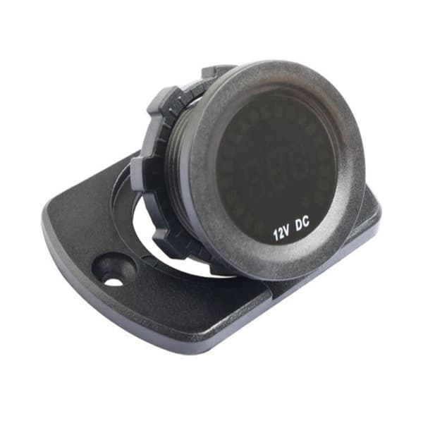 Høysynlig bilspenningsmonitor med fargedisplay for 12V til 24V systemer null - Concave 