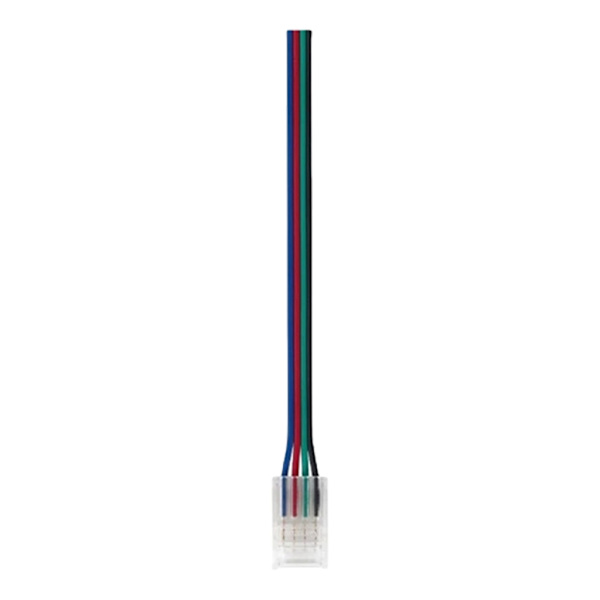 4Pin LED-lysstik til farvelys, loddefri hurtigforbindelse, 10 cm lang
