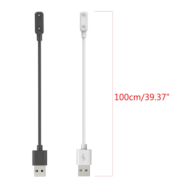 Snabb laddningskabel ABS USB-sladd Armband Laddningssladd Lämplig för Fit 3 White
