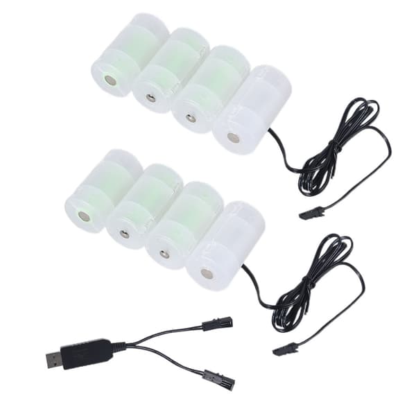 USB til D Alkalisk Batteri Udskiftning til LED Lys Dekorationer Lampe legetøjsstøvsuger 3V version