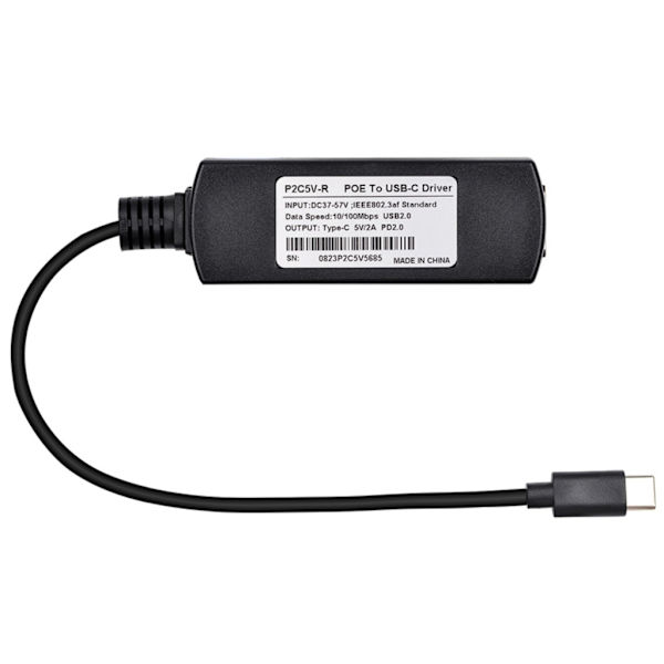 USB C til Ethernet Adapter Internet Adapter med 10/100 Mbps til Telefoner Tablet