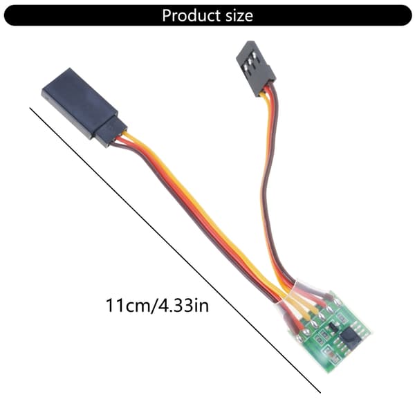 1PC lavtryks 5-6V servo signalvender til RC servo til fly RC legetøj