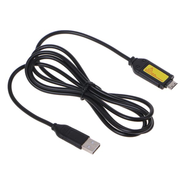 USB Datakabel Kamera Data Bilder Video Synkronisering Overføring Kabler Ledning Black