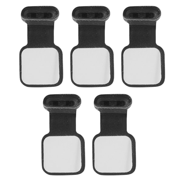 Universellt Typ C Portskydd för Android-enheter 1/2/5st USB C Dammskydd Transparent 5 Pcs