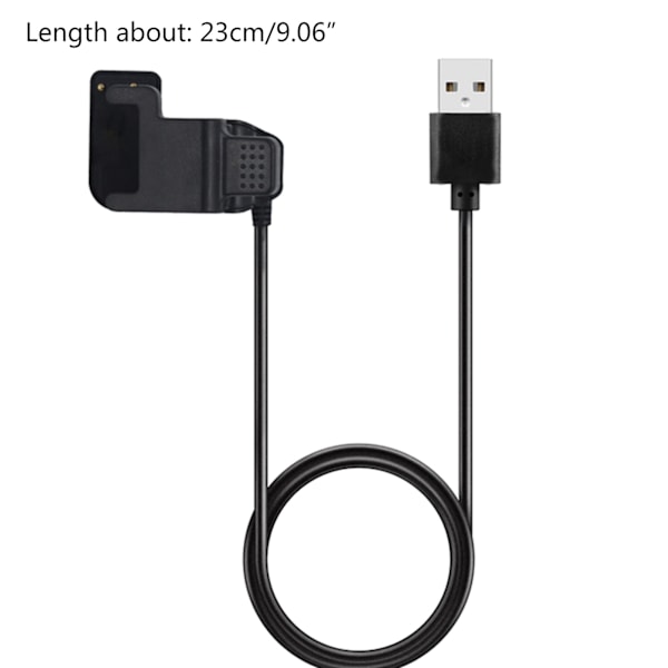 Ersättnings USB-laddare Laddningskabelklämmor för TW64 68 för Smart Band Kabeladapter för Smart Watch Laddningstillbehör 2P C2 3MM