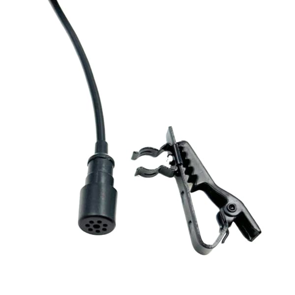 Professionel Lavalier Revers Slips Clip Unidirectional Knaphulsmikrofon til PC 1.5 m