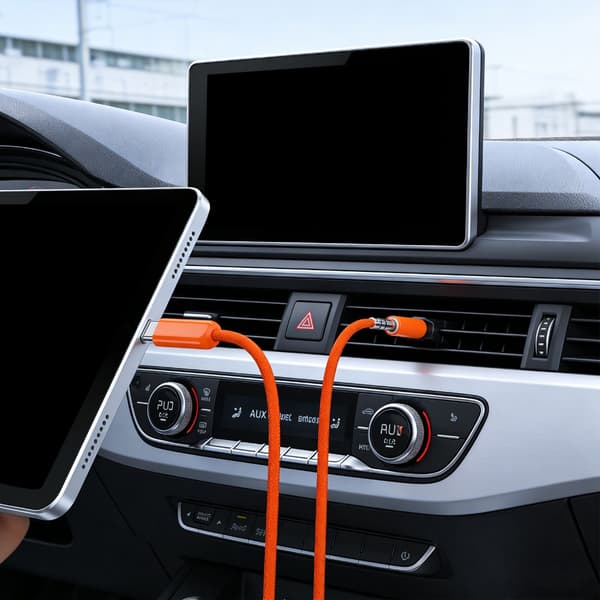 Standard USB C til 3,5 mm lydkabel for sømløs musikk- og samtalekvalitet O