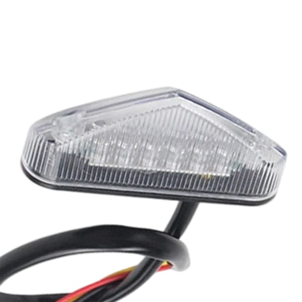 Tilpasselig Motorcykel Blinklys Flere Farvemuligheder ABS-hus 12V System Red