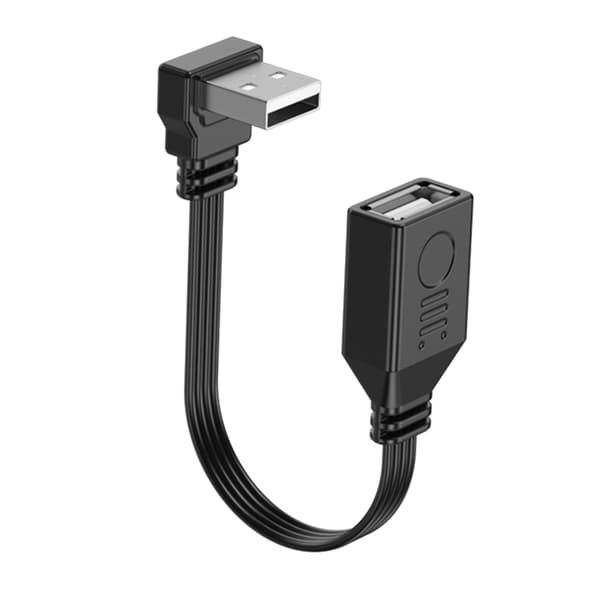 USB2.0 Förlängare USB Förlängningskabel 480Mbps Dataöverföring för USB-enheter 15cm - Right