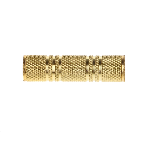 Metall Stereo 3,5 mm Hona till Hona 1/8\" Jack Aux Ljudförlängare Konverterare Adapter