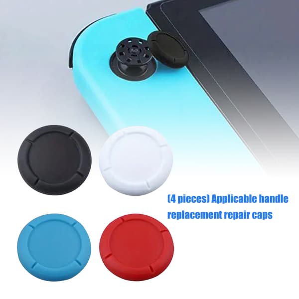 Erstatnings joystick-hætte spiltilbehør til NS Lite Game Controller Black