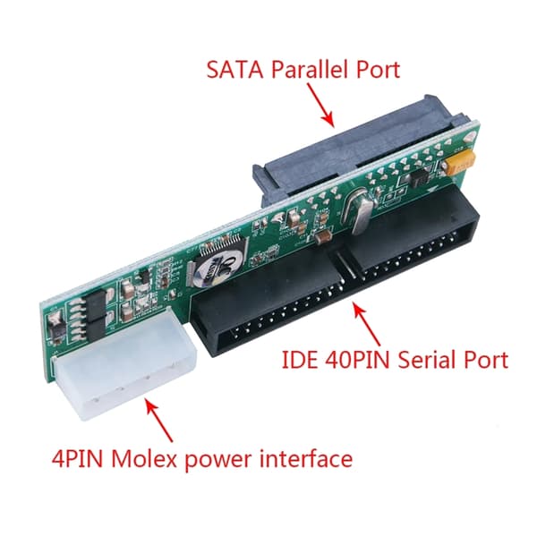 SATA til IDE Adaptere 3.5\" Serielle 39/40Pin Konvertere Strøm SATA til IDE null - C