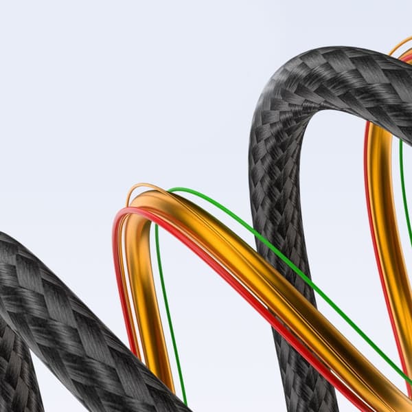 100W Laddningskabel Typ C 3.2 med 20Gbps Dataöverföring 1m