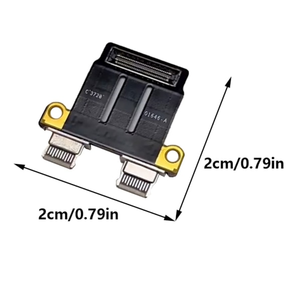 USB C Kort Strömport Kontakt Laddningsport För A1706 A1707 A1989 A1990 A2141