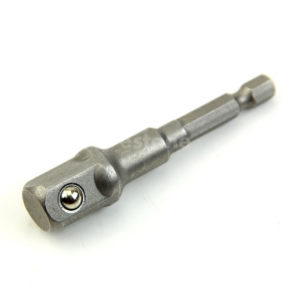 1/4\" Borrbitshållare med Hex-fäste, Adapter för Skiftnyckel, Förlängning