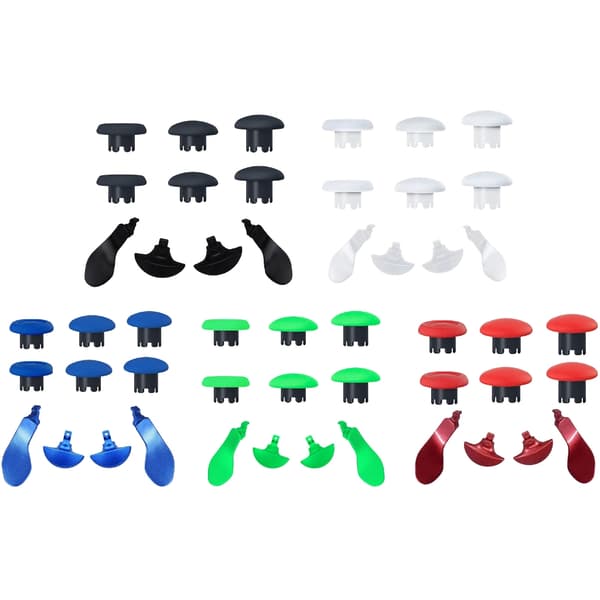 Controller Triggere Knapper Analog Joystick Metal Thumbsticks til Controller Black