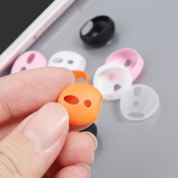 2 par øreputer for trådløse Bluetooth-kompatible hodetelefoner Silikon øreproppdekselpute ørepropptupper øreputer T