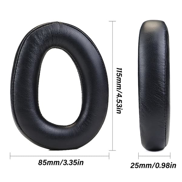 Komfortable øreputer i proteinlær for H6PRO Over Ear-headset Nubuck leather