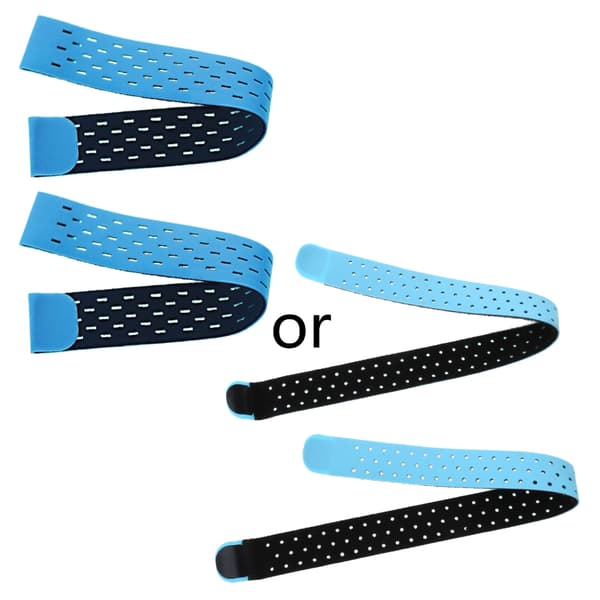 2 st justerbart andningsbart elastiskt handledsband ersättningsarmband handledsband Blue