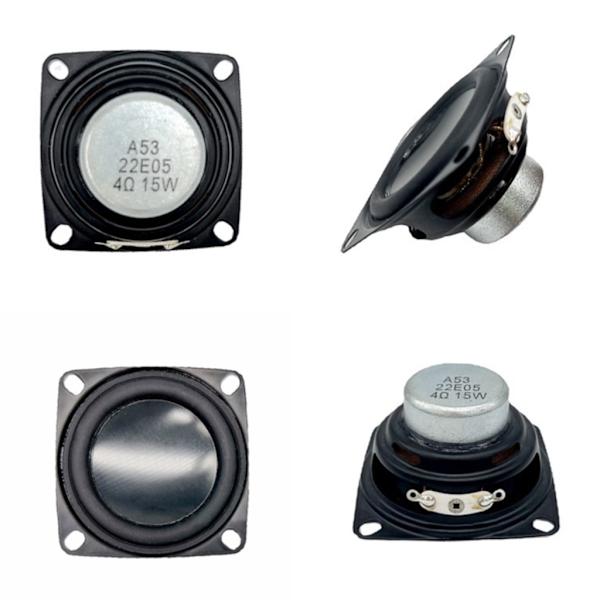 Portabel Högtalare med Magnetiska Ytor, Hatt, 15W Effekt, Fullt Frekvensområde, Minihögtalare, Pålitlig Bas, Långvarig Prestanda