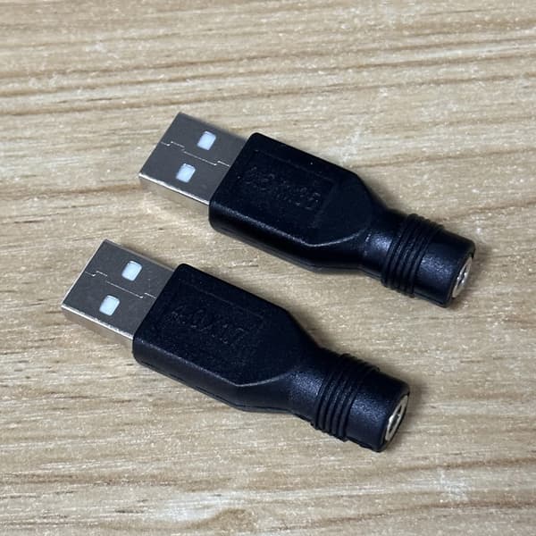 Bærbar USB Han til DC Hun Adapter USB DC 5V Stik Oplader Jack null - 3.5x1.35mm