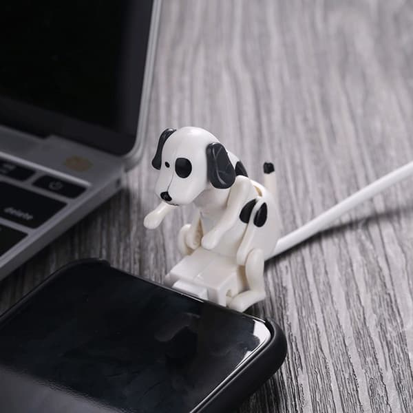 Stray Dog Hurtiglader Type-C Kabel Opladningsledning med til Touch Switch til Phon White