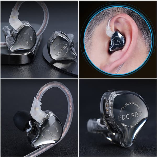 Resevänliga In-Ear Hörlurar med Dynamiska Spolar för Spelmusik null - Bring wheat