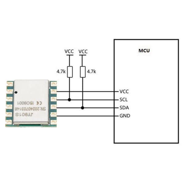 JY901 Seriell Port 9 Accelerometer Vinkel Attityd Sensor Modul Inclinometer