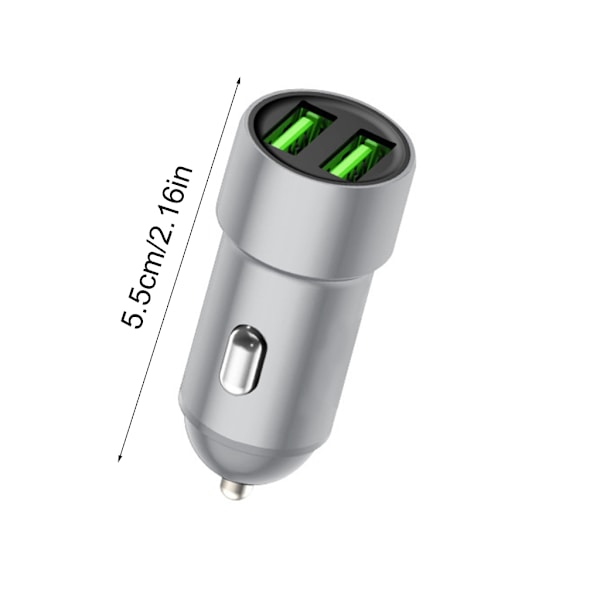 USB Billaddare DC5V 3.4A Utgång Snabb Laddningsadapter null - Gold