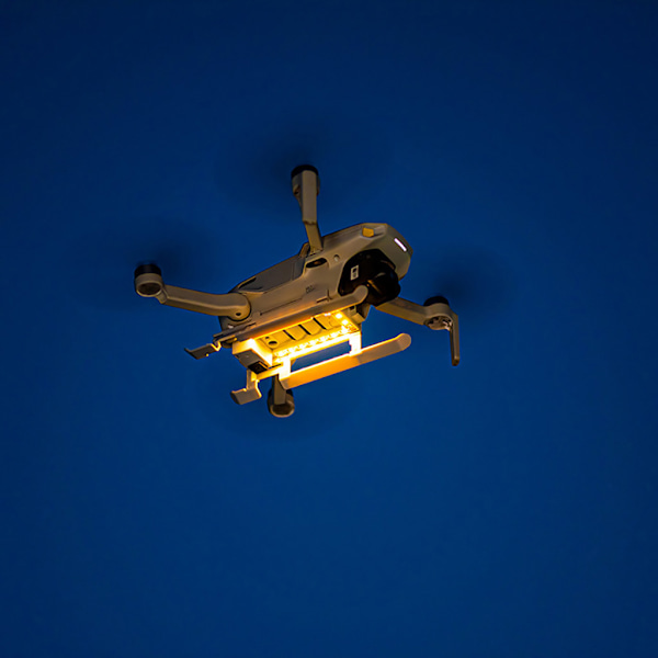 Mini 2 LED Landningsställ Vikbart Nattflyg Förlängd Skid för Mavic Mini/Mini 2