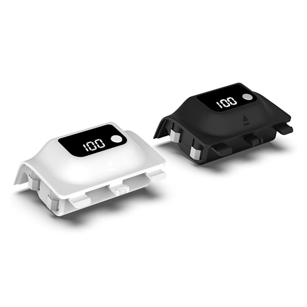 Hög Effektivitet Uppladdningsbart Batteripaket För XBS/XBX Gamepad, 1400mAh, Lättläst LED-Skärm White