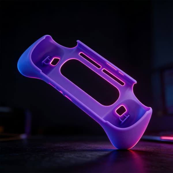 Grip Case Vandtæt Ergonomisk Blødt Greb til 6 Gaming Tilbehør Black
