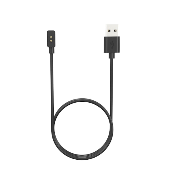 Strömförsörjningsadapter Magnetisk Laddare USB Laddningskabel Linjestativ för Watch 4 Black 60cm