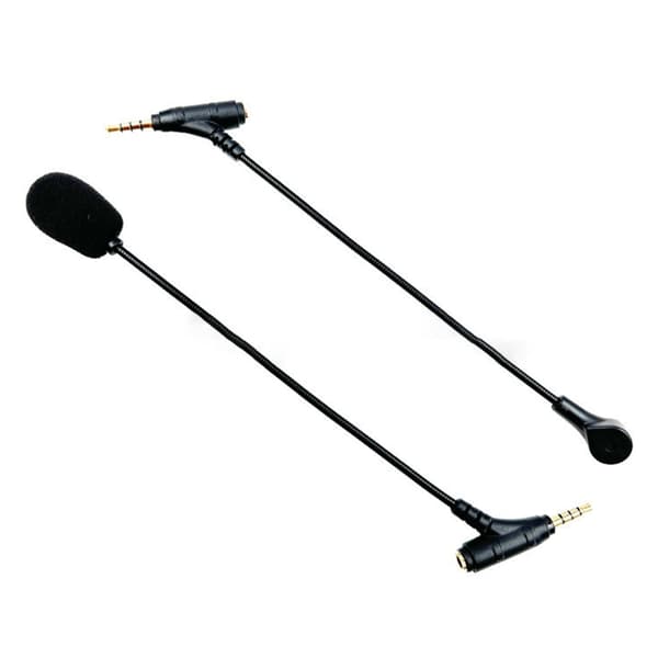 Spelmikrofon 3,5 mm haneplugg brusreducerande mikrofon spelheadset hörlurar 3 sections