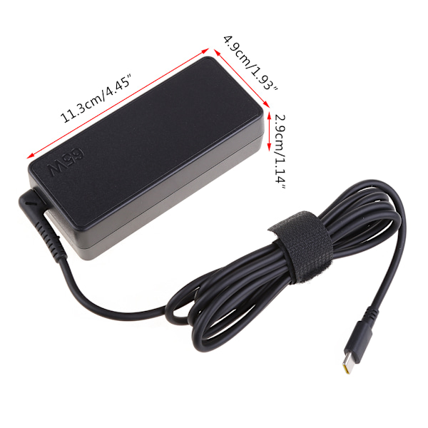 Höghastighets PD-laddare 65W Snabbladdning Typ-C Väggladdare Mobiltelefon Ström USB-adapter för Thinkpads och fler