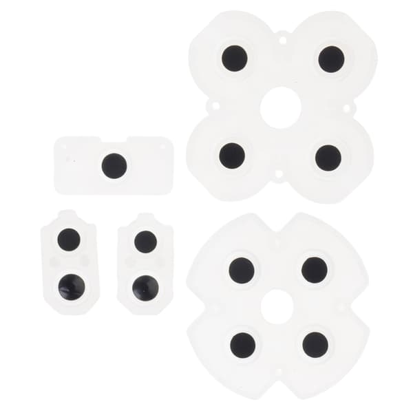 Bløde gummi silikone ledende gummipuder til knapreparation 2 sets