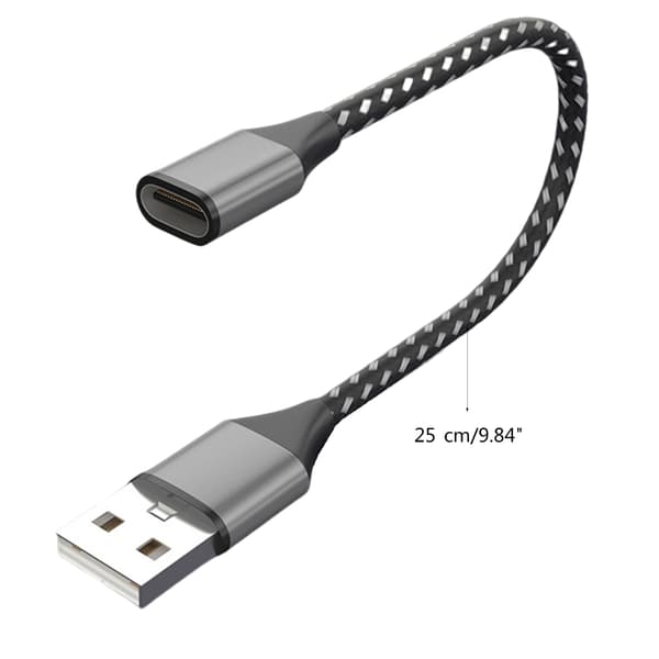 USB C hona till USB hane-adapter Typ C till USB 2.0 laddningskabel dataöverföring Red