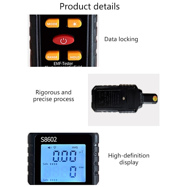 Nukleär Strålning Radioaktiv Detektormätare Beta Gamma Datatestare Dosimeter
