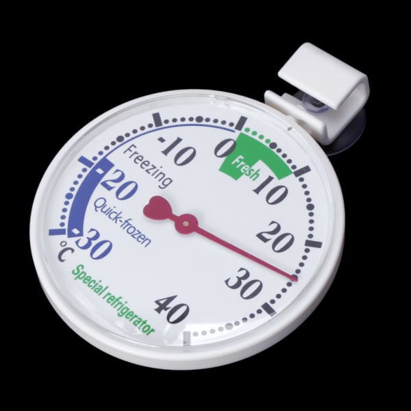 Klassisk hängande frystermometer Stor urtavla med röd indikator -30°~40°C