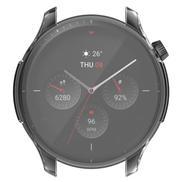 Hårt Stötfångarram för GTR4 Skyddskåpa för Smartwatch Clear